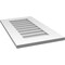 Ekena Millwork Vertical Surface Mount PVC Gable Vent: Non-Functional, w/ 3-1/2"W x 1"P Standard Frame, 16"W x 28"H GVPVE16X2801SN - alternate 4
